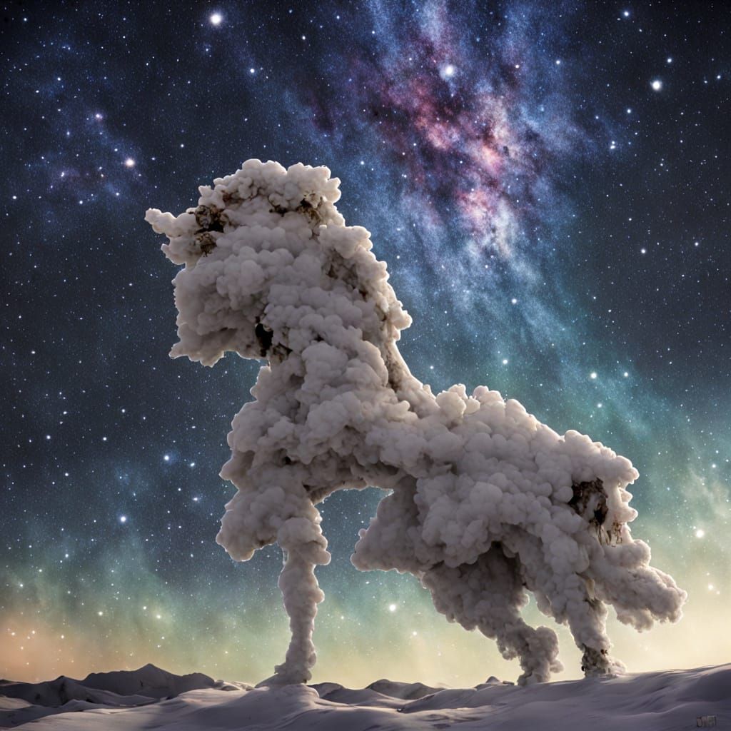 Cosmic Grace: Universe Witnessing a Moment of Serenity