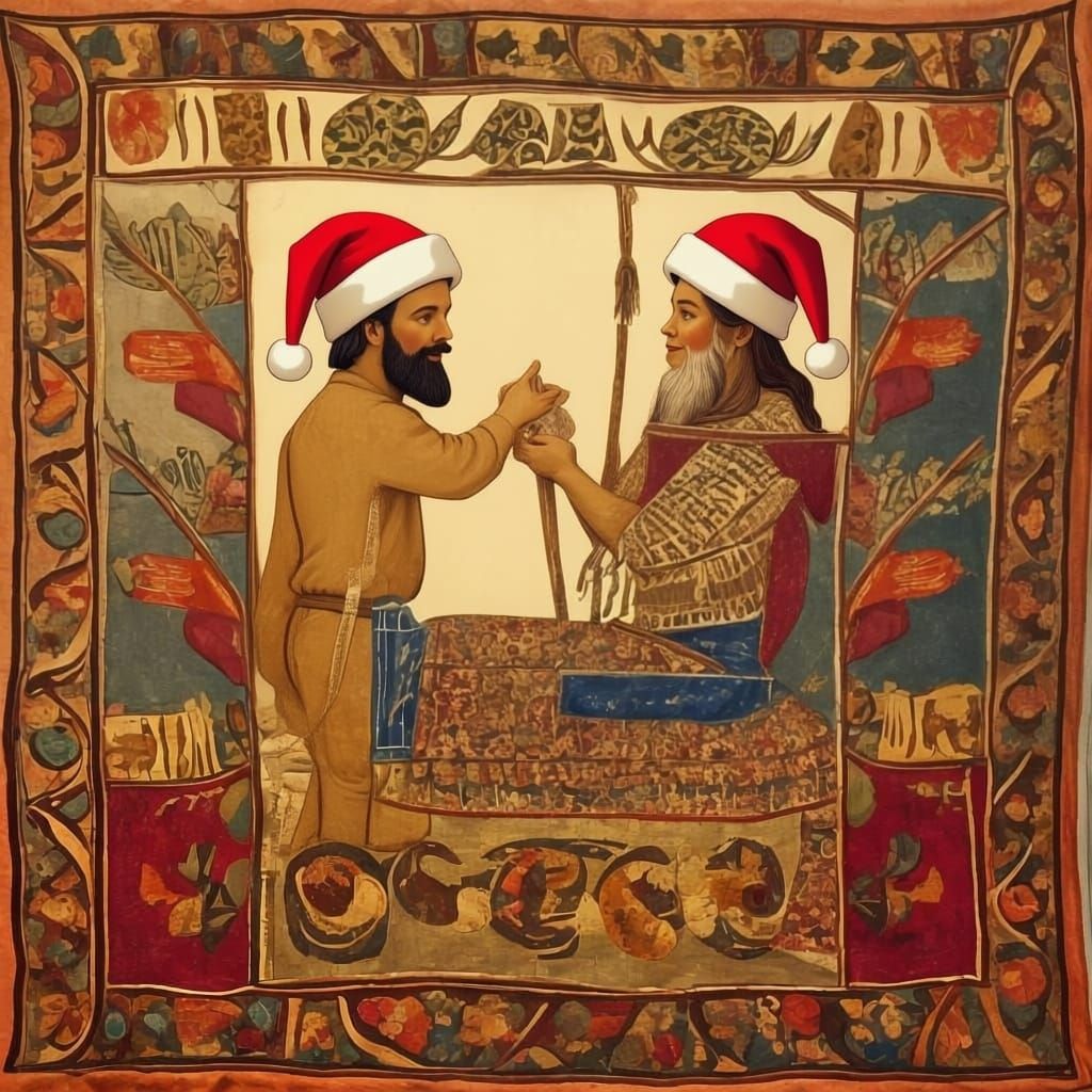 Wissa  Wassef tapestry figures