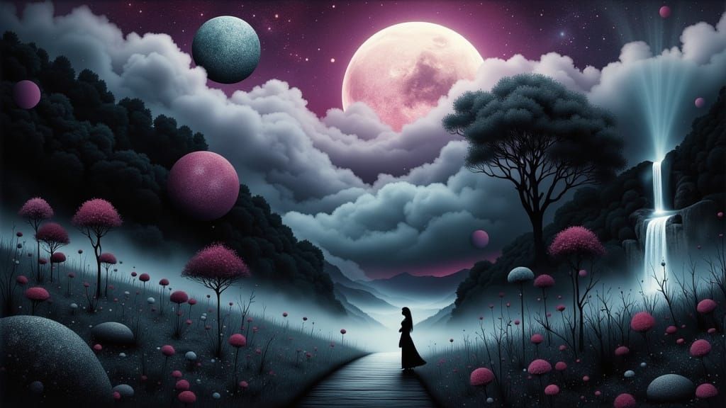 Surreal Optical Illusions in Vivid Colors