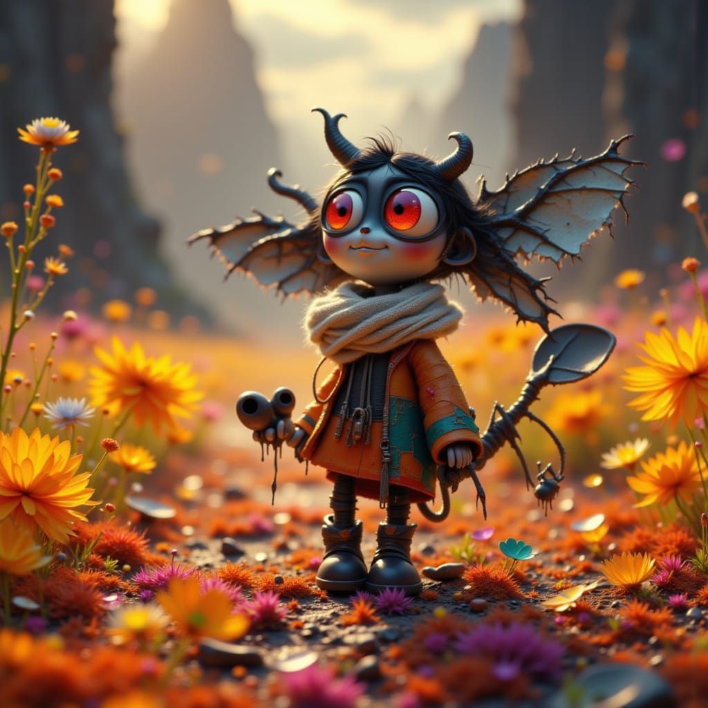 Holy Cow in Disney Pixar Clay Animation Style