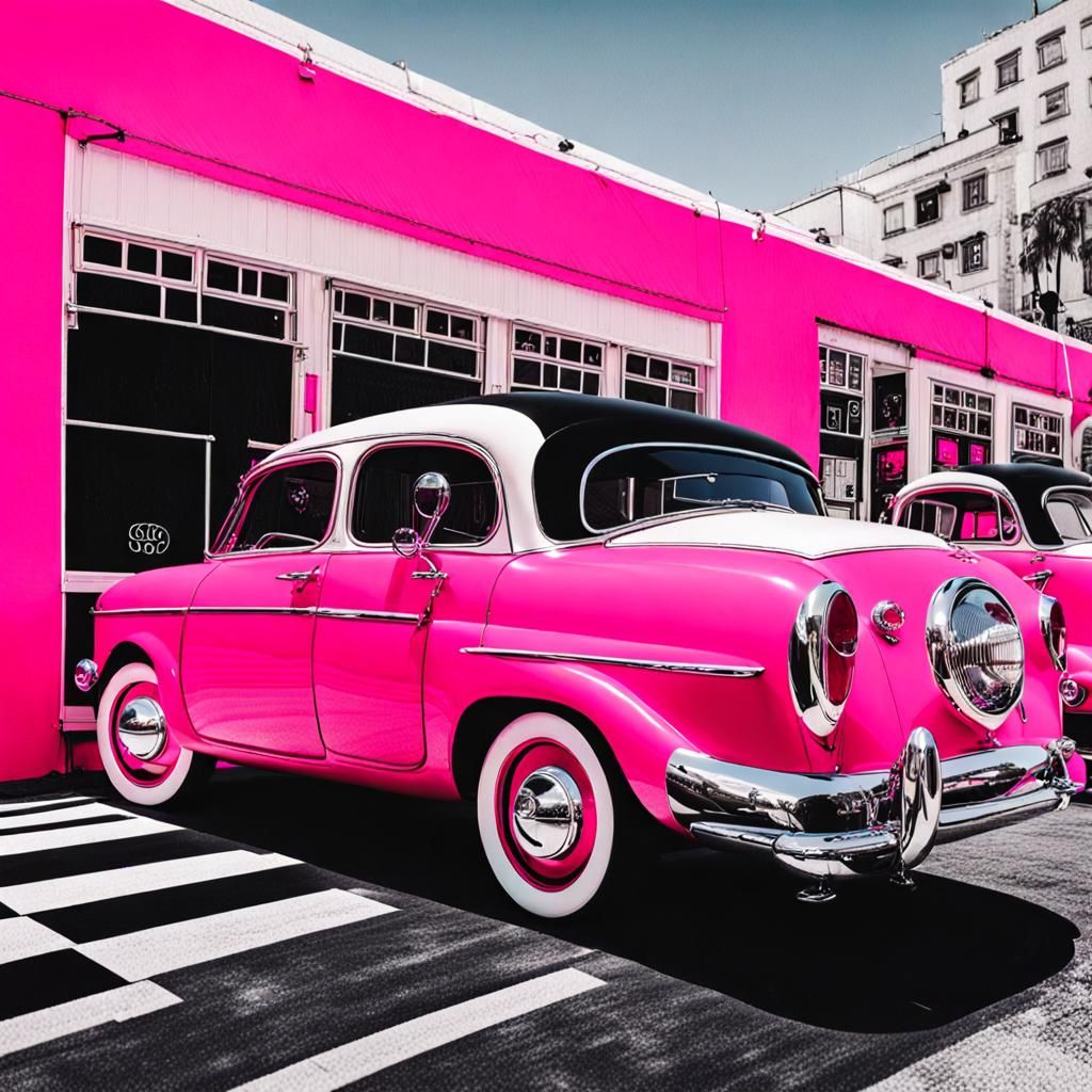 Retro Interior Design with Heart Motif