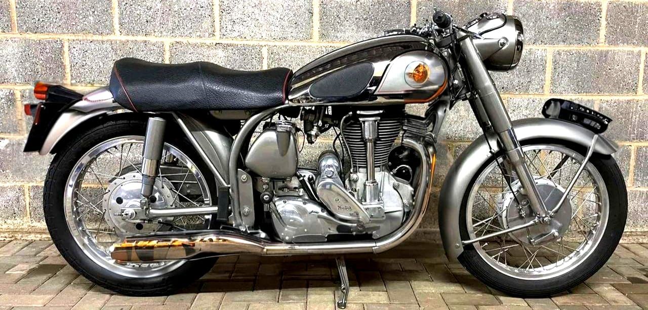 50's Motorcycle Transformed into a Living Flame