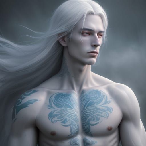 Ethereal Syndicate Ezra Moonwhisper in Dreamy Hyper-Realisti...