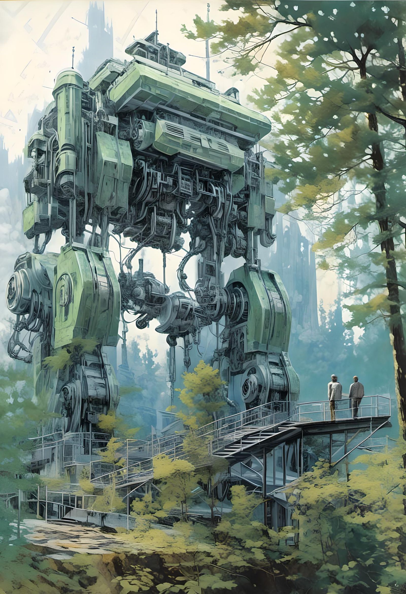 The Creator admires the Created