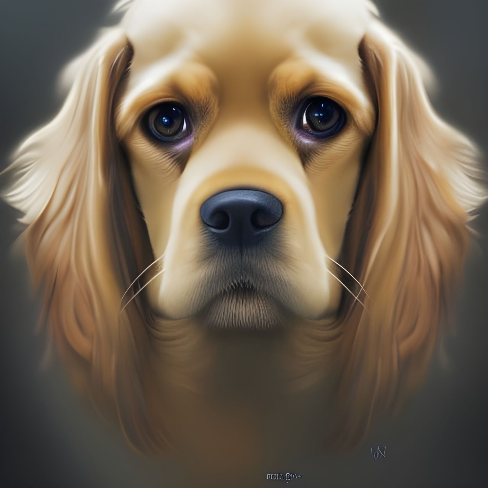 Lemon Cocker Spaniel Puppies: Hyperdetailed Portrait