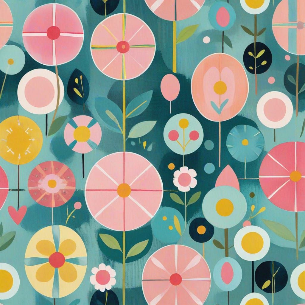 Tartan Hues in Whimsical Mod Aesthetic