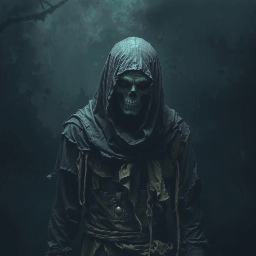 Abstract Painting in Oil with Expressive Colors