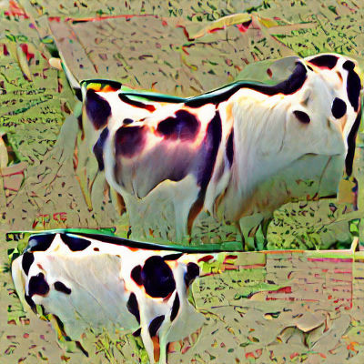 AI Generated Image of a Cow