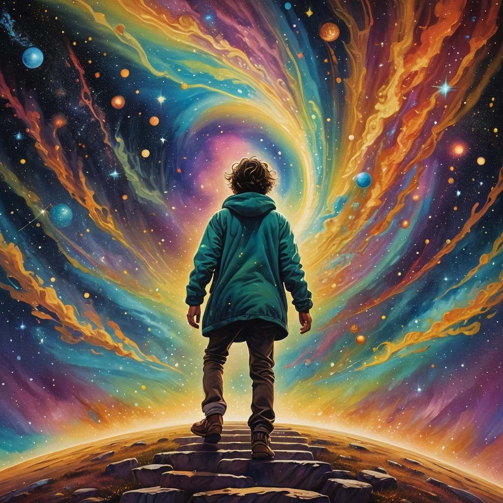 Cosmic Youth: Surreal Border of Infinity