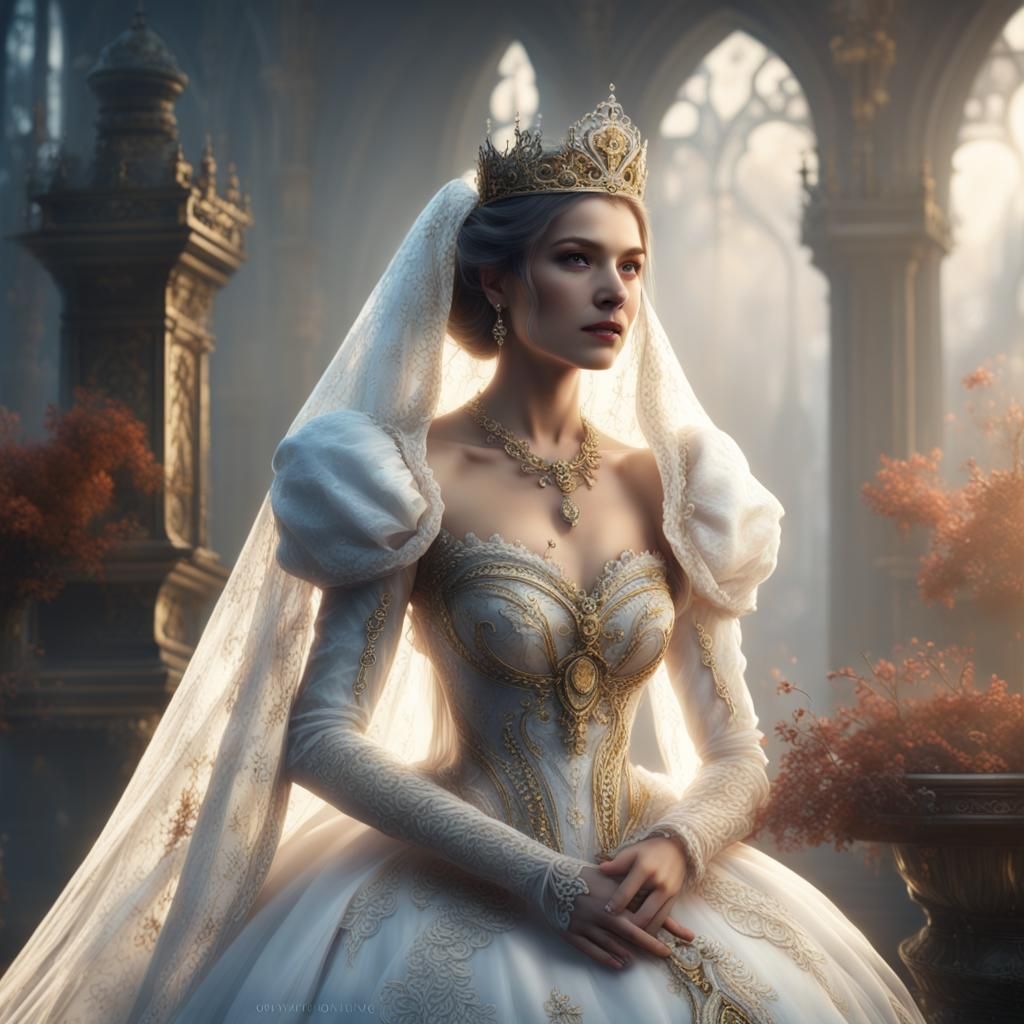 Queen of Marriage in a Fantastical Matte Painting