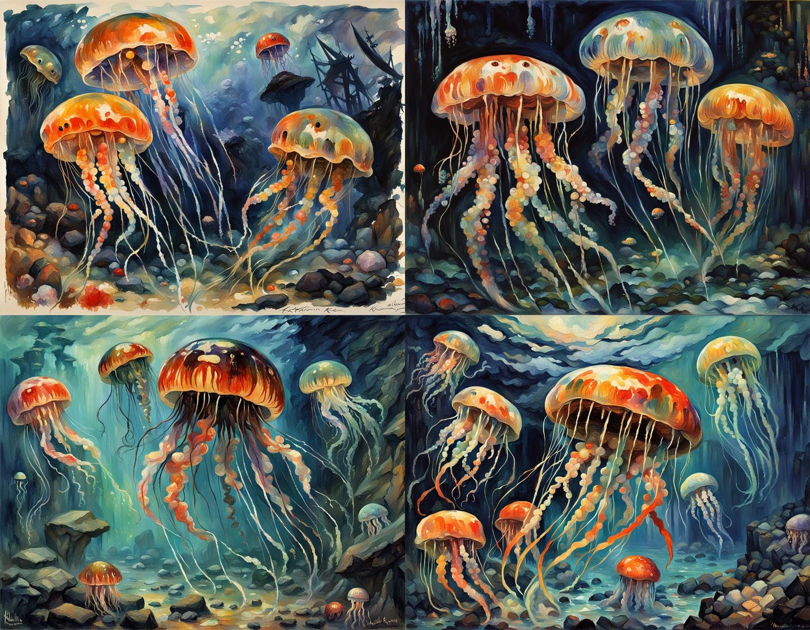Mutant Jellyfish Horror: A Variegated Grotesque