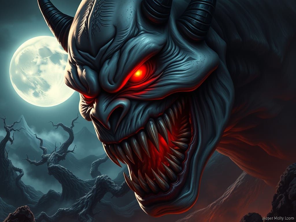 The Dark Fantasy Bowling Champion in Hyperrealistic Detail