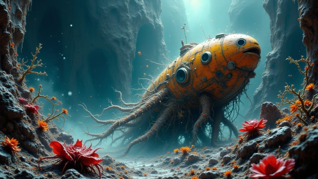 Submarine Discovers Alien Sea Life on Distant Planet