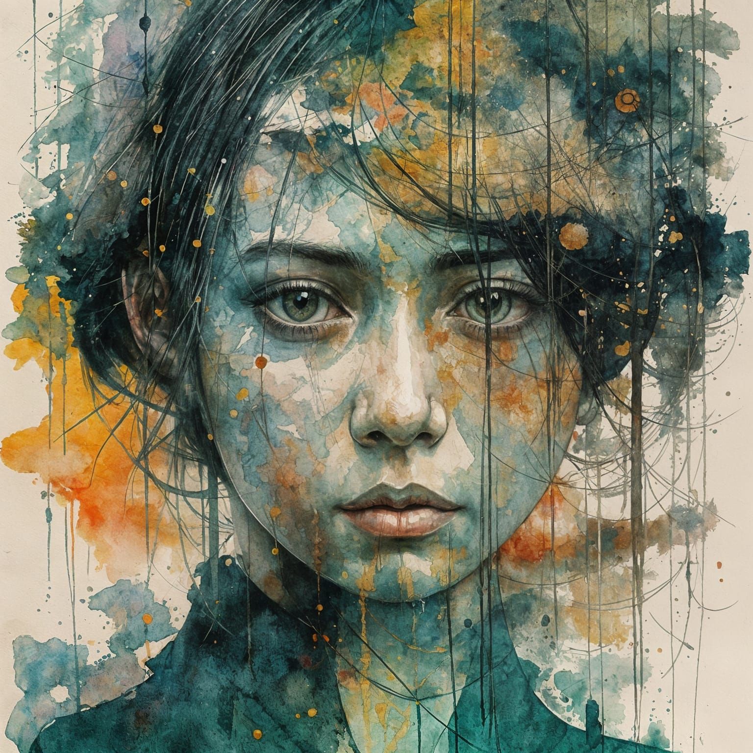 Epic Impressionist Masterpiece in Vibrant Gouache Style