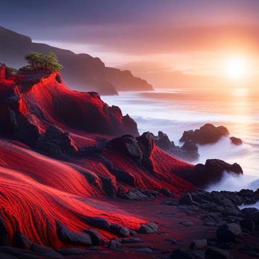 Big Island Hawaii: Black Sand Beaches and Lava Rocks