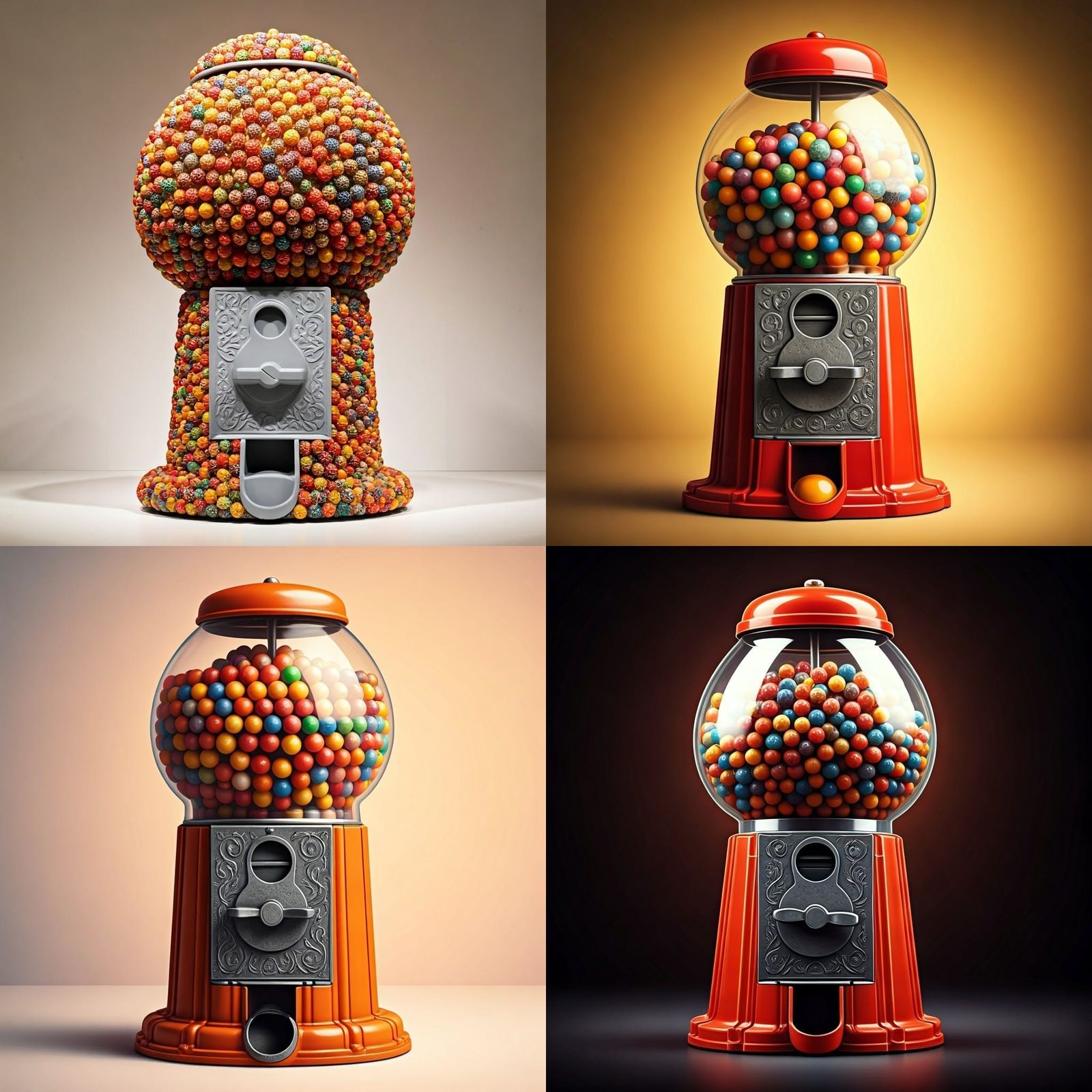 Gumball Masterpiece Art Sculpture