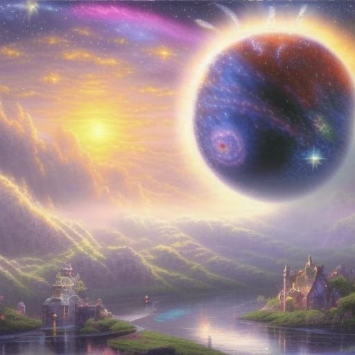 Planets in Space: Digital Matte Painting