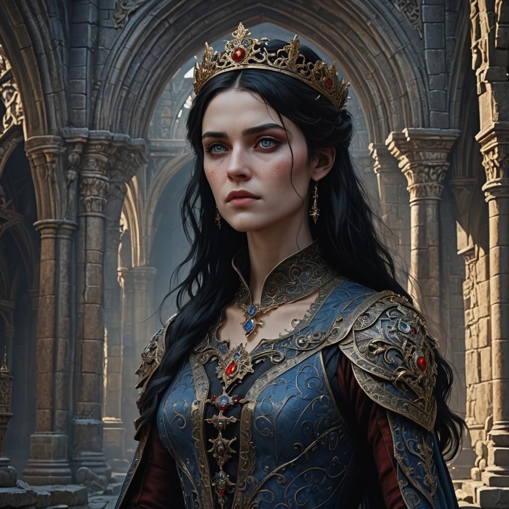 Vampire Daughter of King Henry V: Detailed Matte Painting