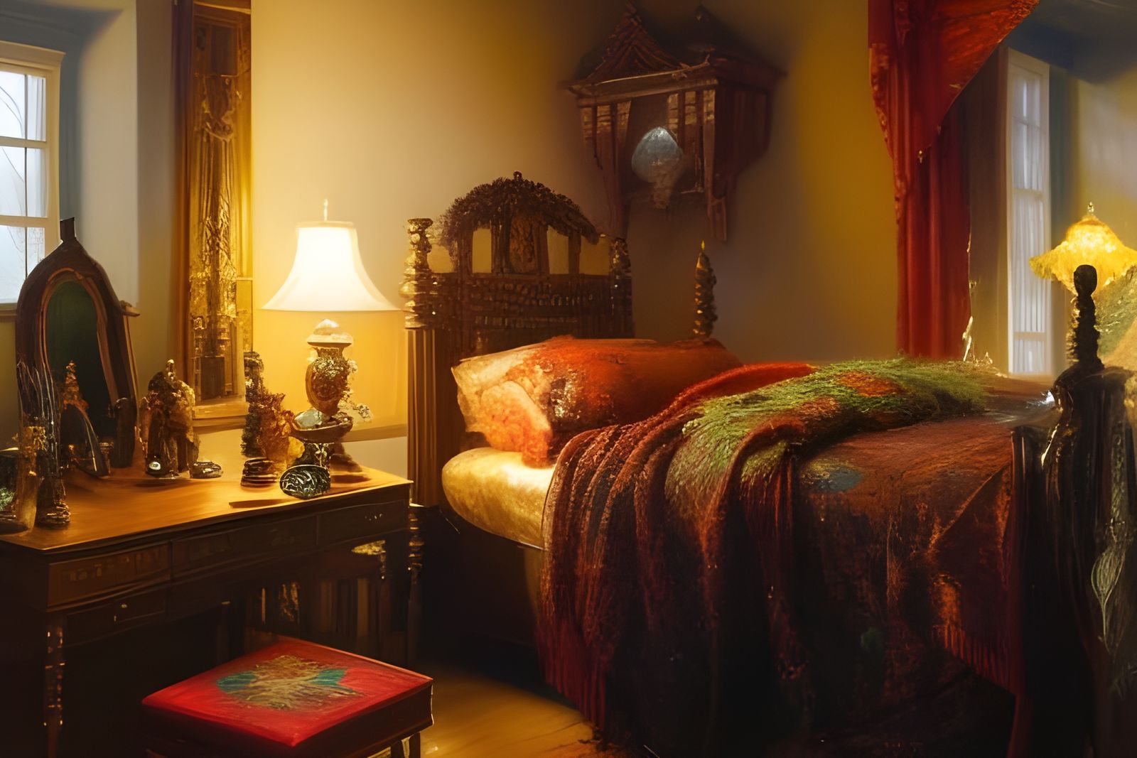 Warm Cozy Bedroom