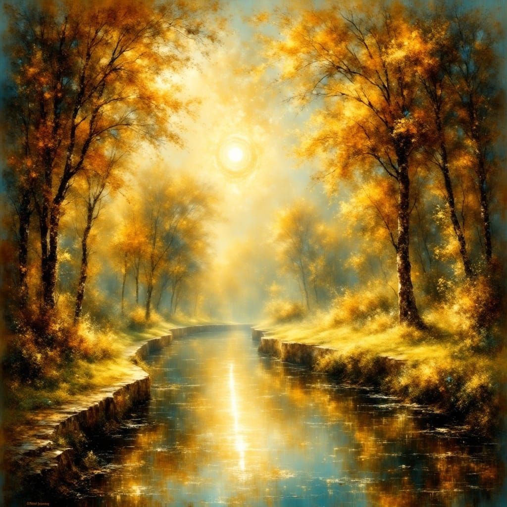 Ethereal Heaven Paradise with Celestial Angels