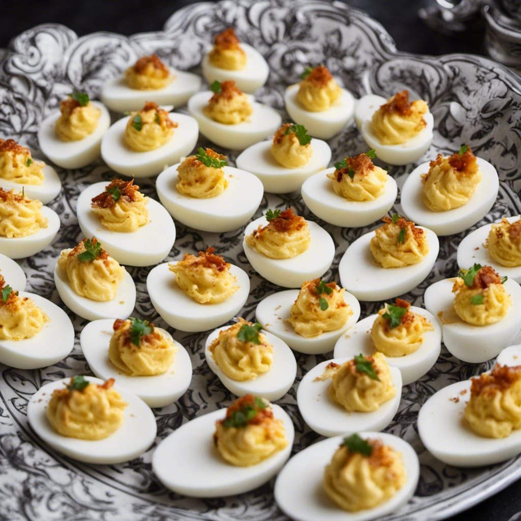 Deviled Eggs in Rococo Style