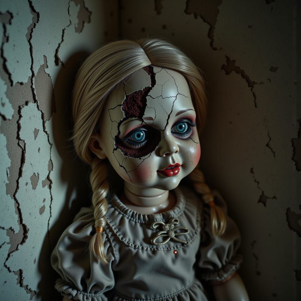 Annabelle Doll in Asylum Corner, Insanely Realistic
