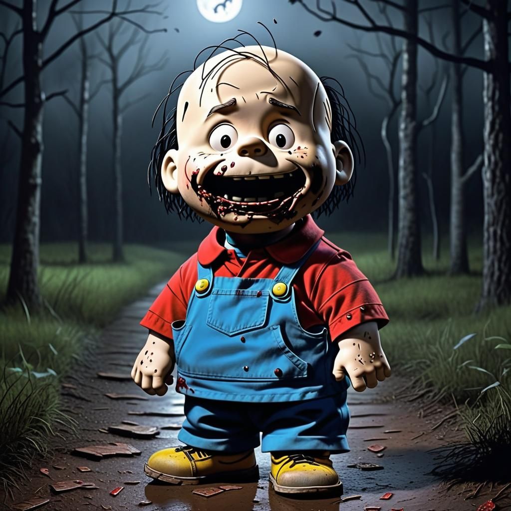Horror Fusion: Chucky and Charlie Brown Mashup
