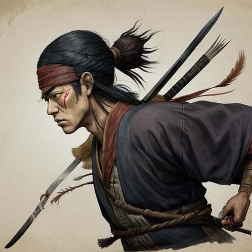 Scarred Face with Blind Eye Reference