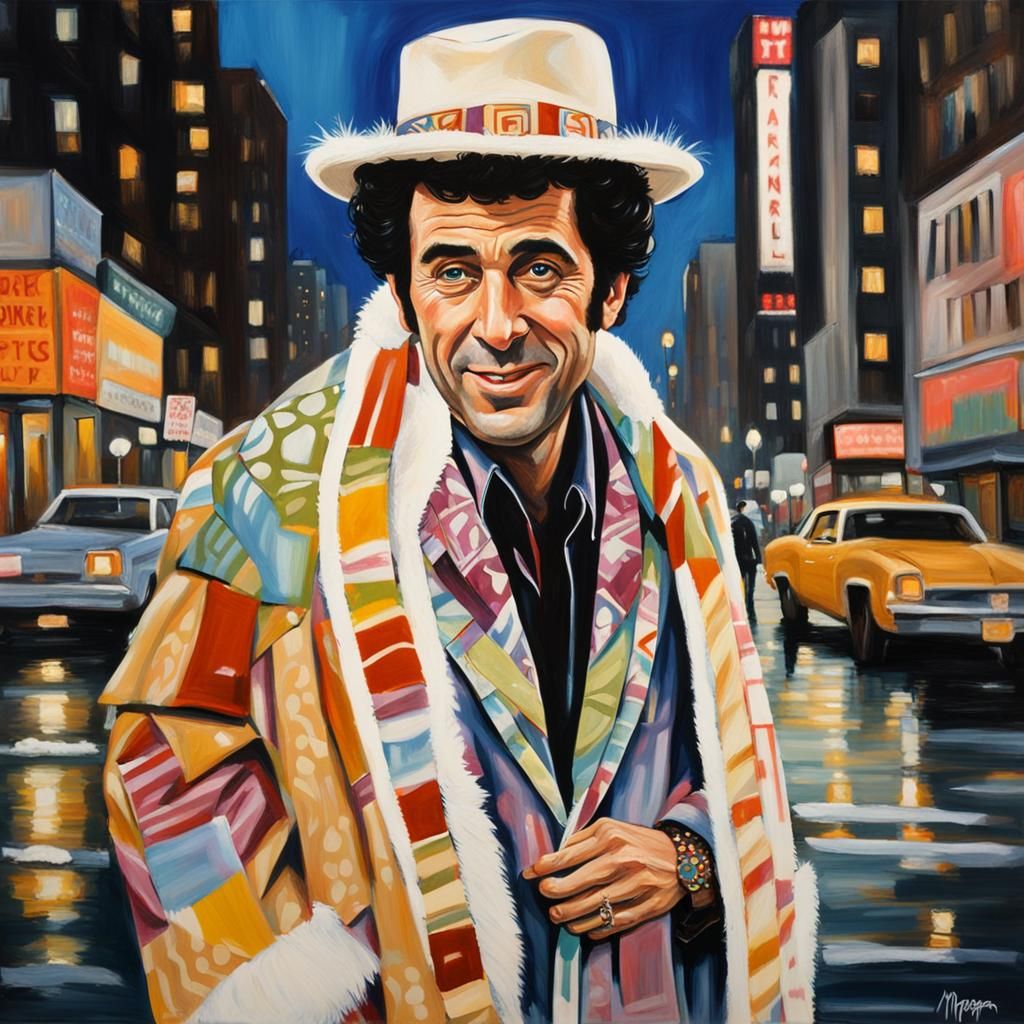Kramer's 70s Pimp Outfit in NYC Street Scene