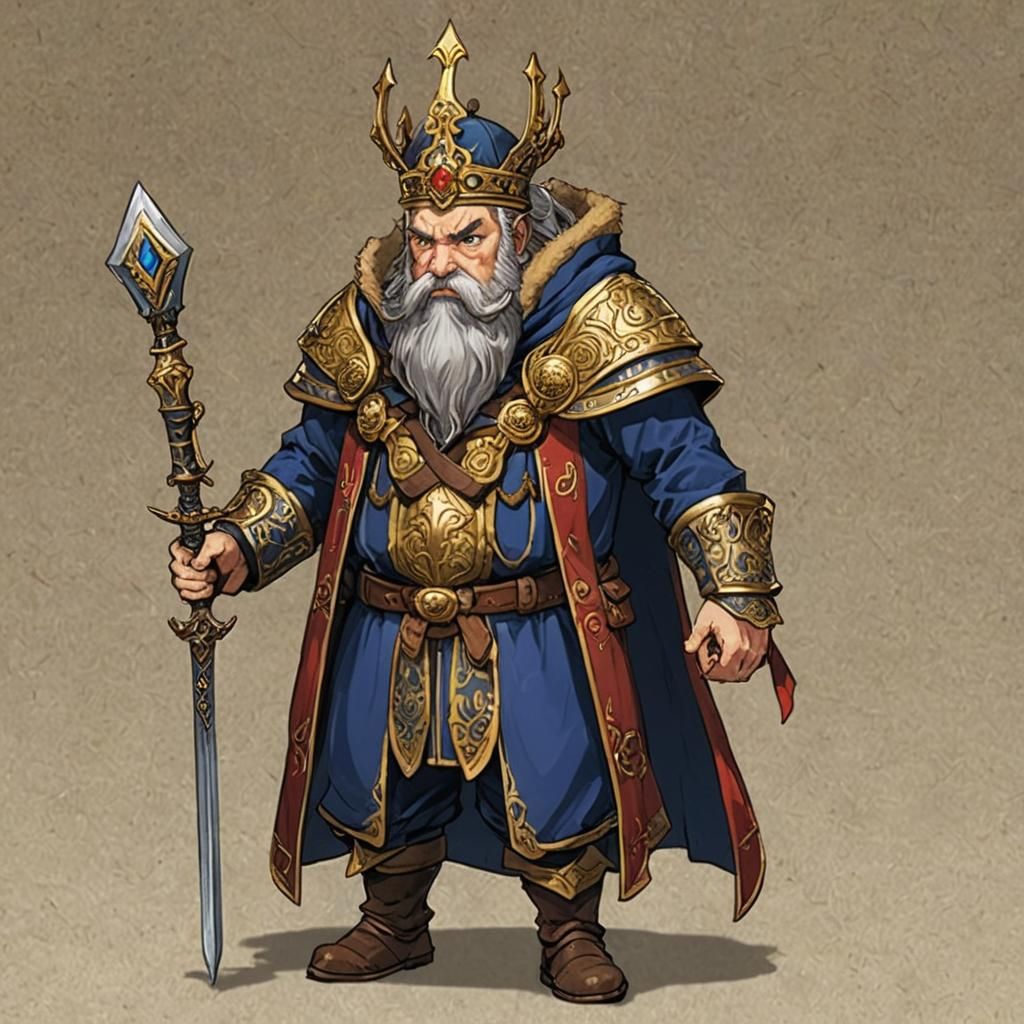 Dwarven King. Hotbod Ironsides