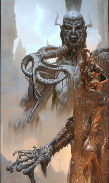 Mystical Balor Portrait in Hyperdetailed Style