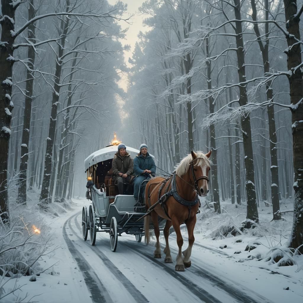 Winter Wonderland in Cinematic Style