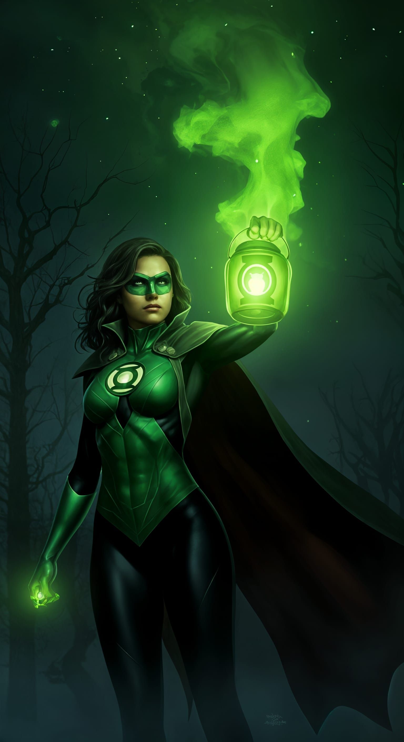 Jessica Cruz as Headless Horseman in Sleepy Hollow