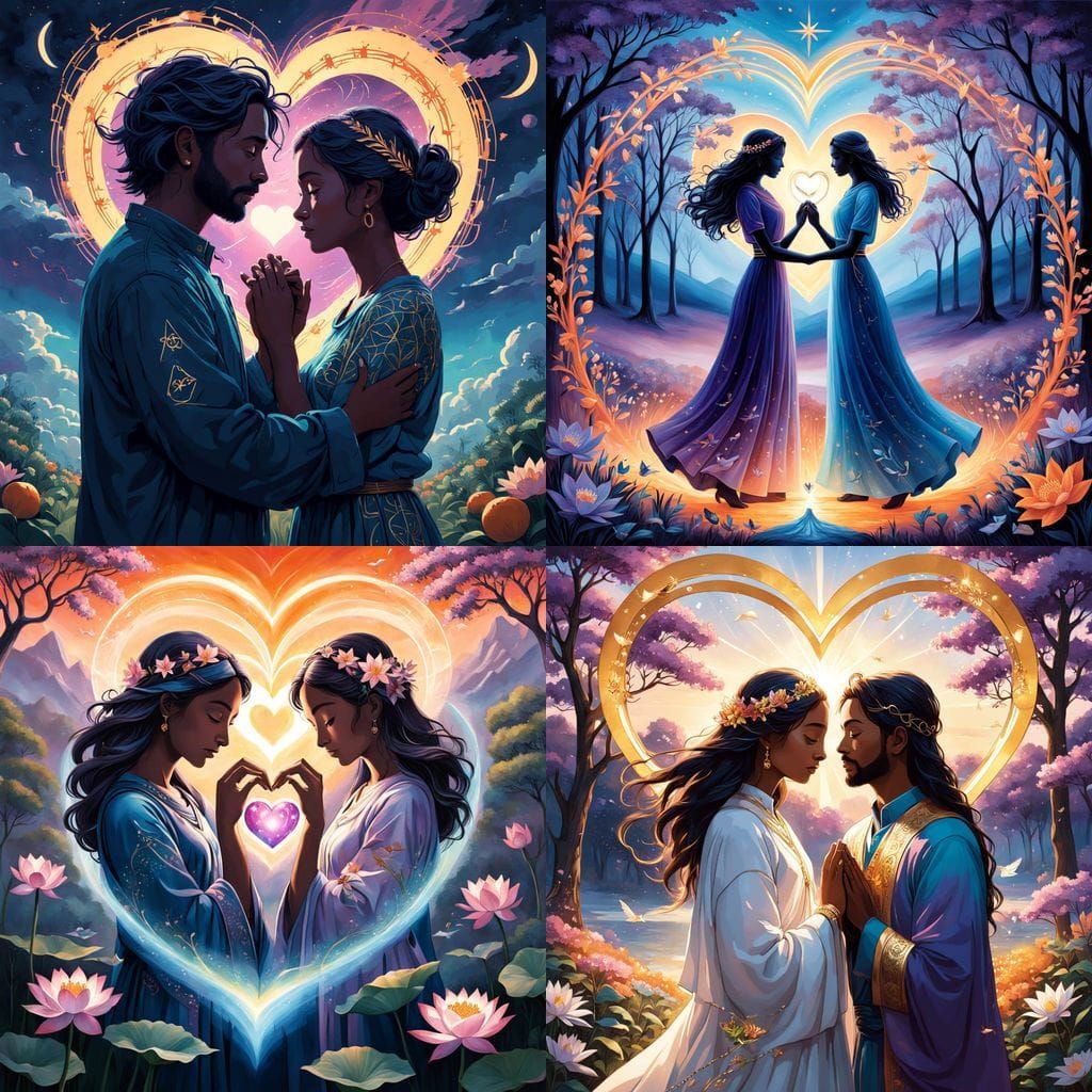 Love Transcends All in Radiant Divine Heart