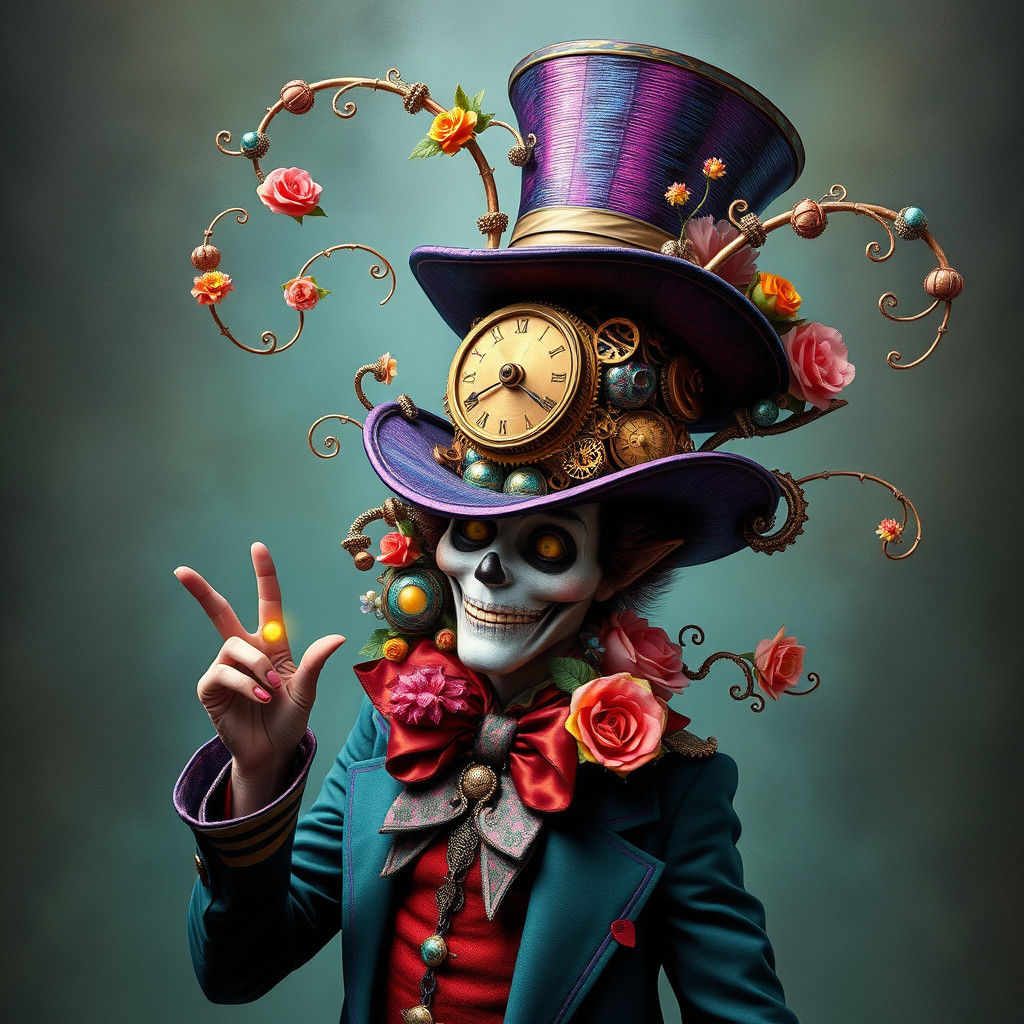 Mad Hatter Unveils Biomechanical Pop Surrealist Hat