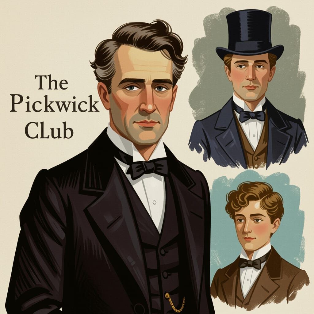 Characters Inspired by Classic American Novel Artwork