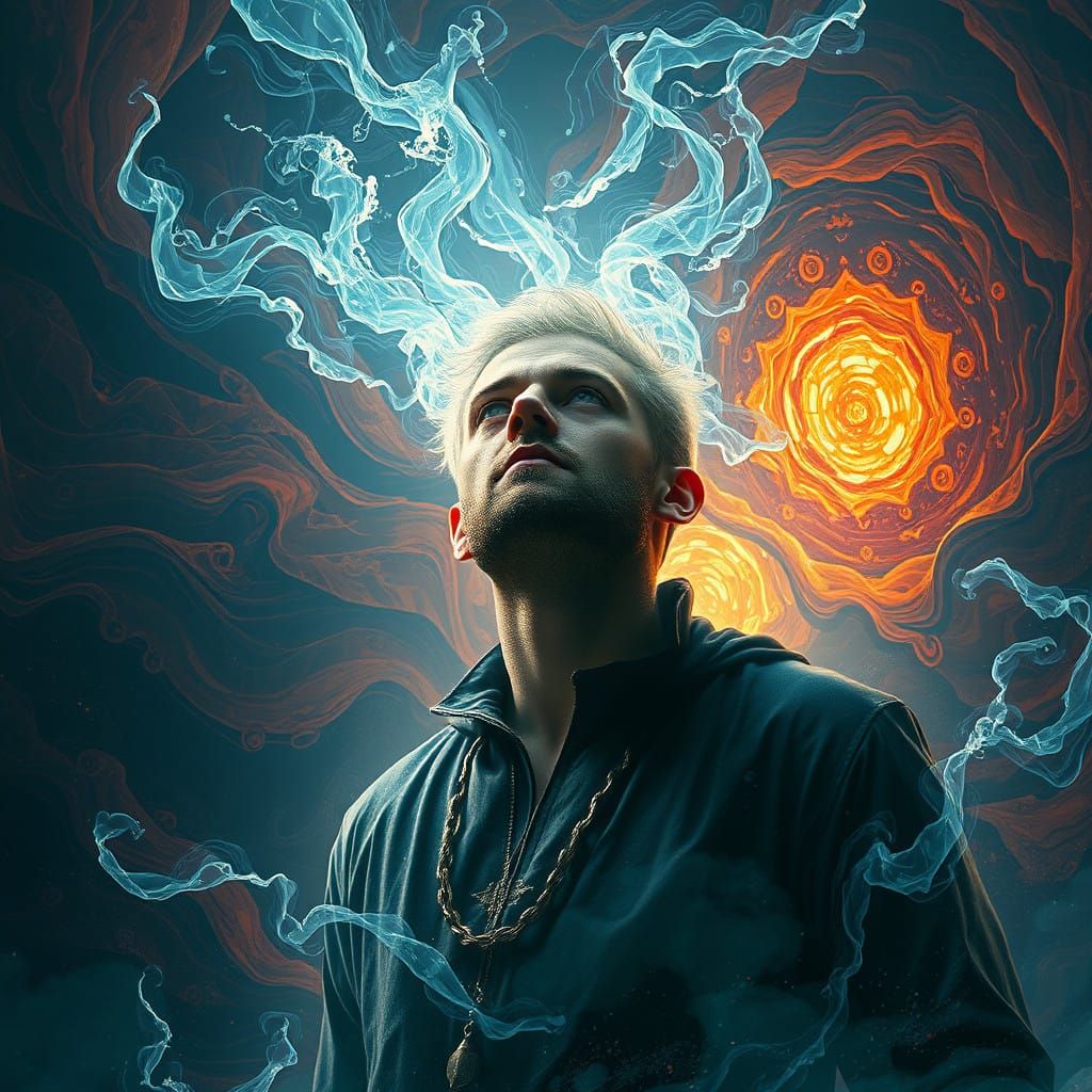 Ethereal Spirit Contemplates Mortal Coil