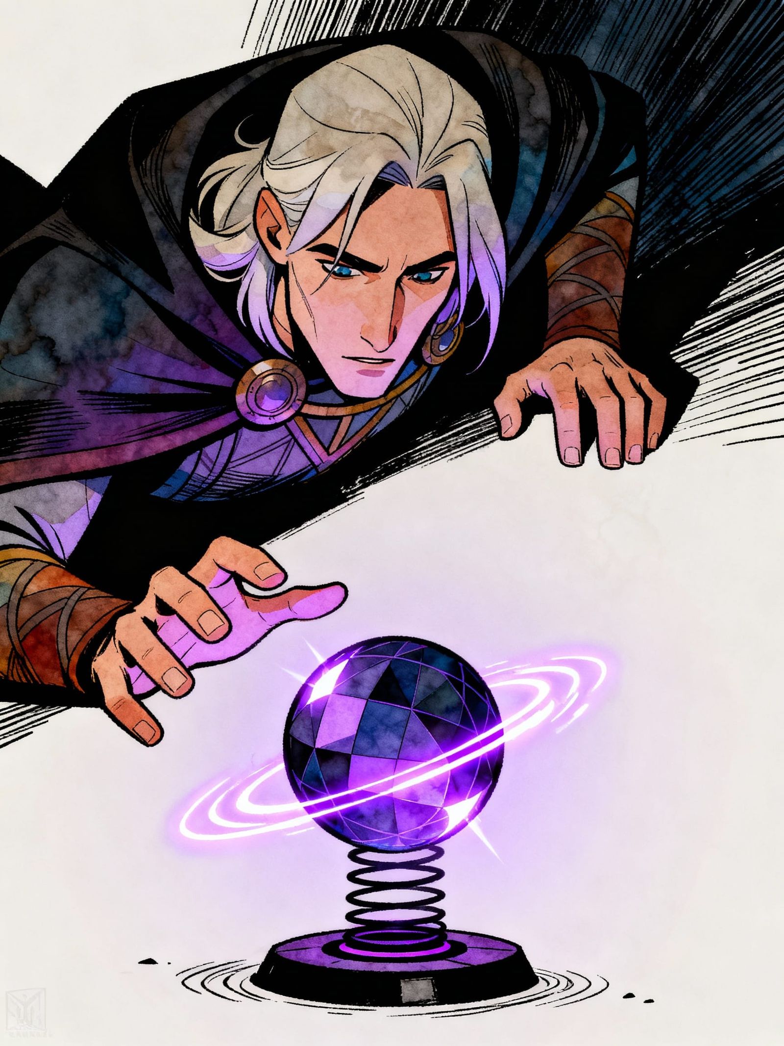 in the minimalist illustrative style of pascal campion, BakaArts, Rlonart, sable, Supergiant Games :: Dark comic style, ...