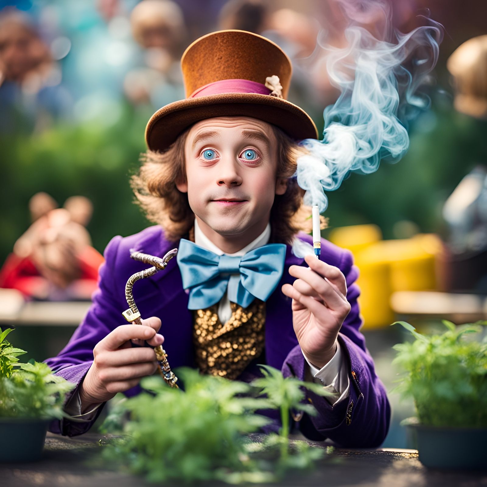 Characters Smoking Weed: Professional Photography