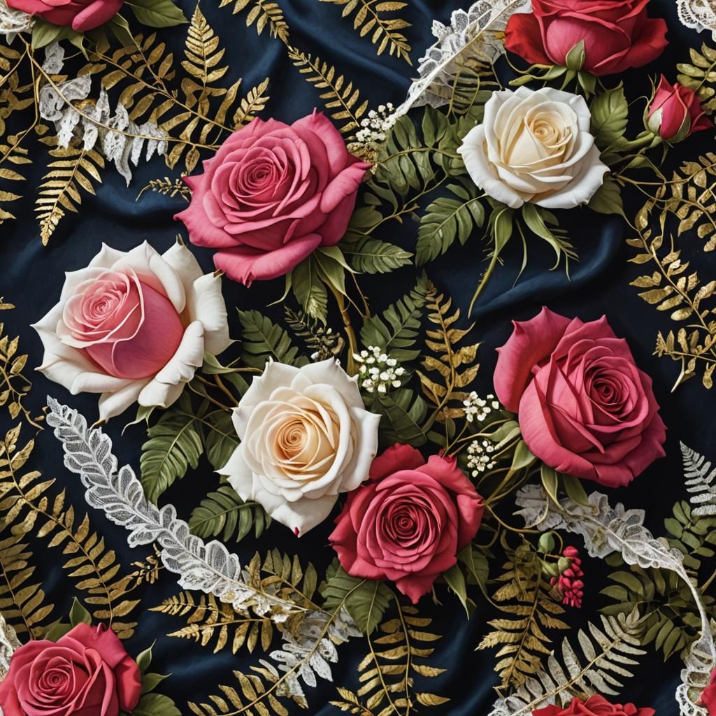 Luxurious Floral Arrangement in Golden Hour Lighting