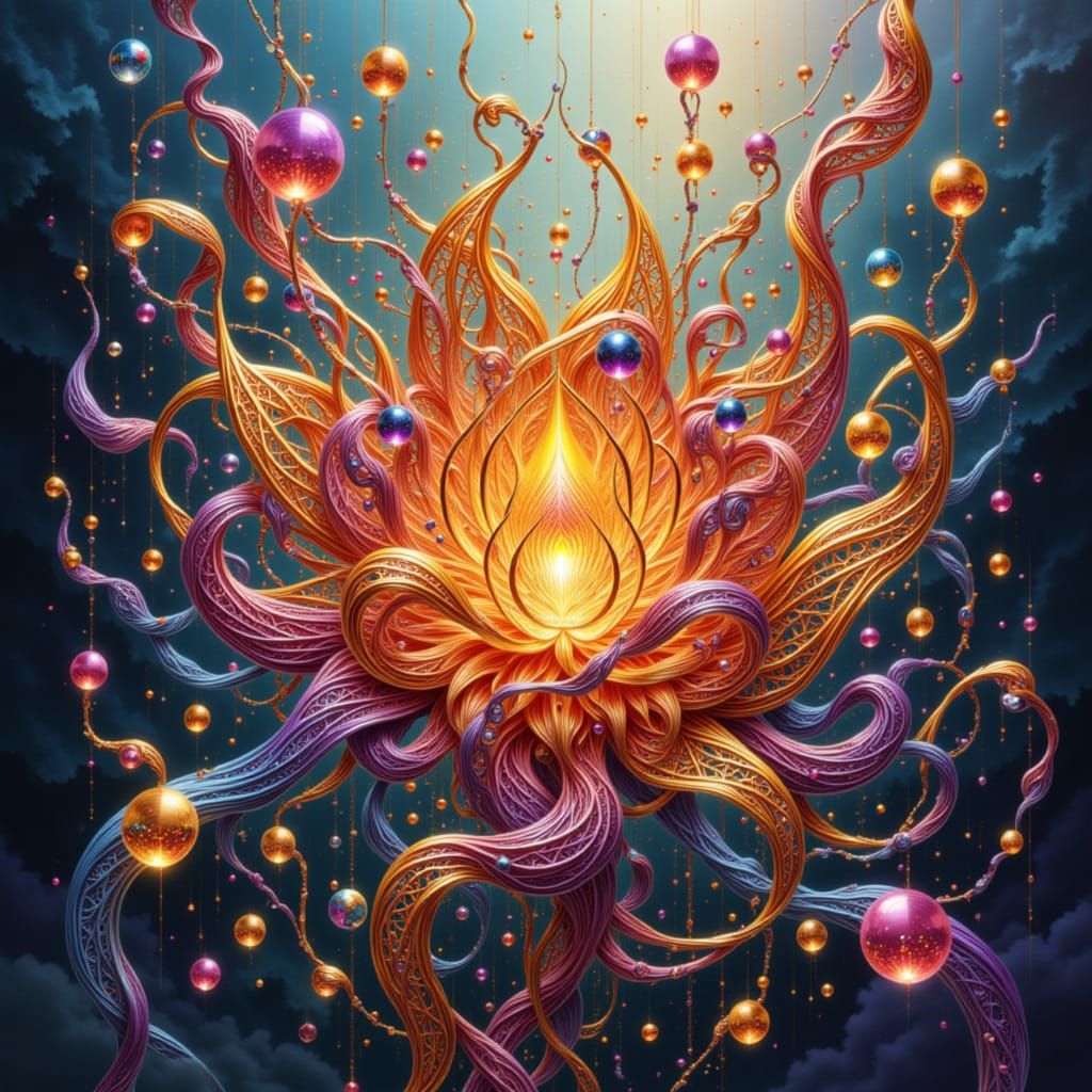 Surprise Glass Art Flower