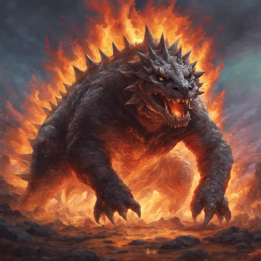 Fiery Tarasque Emerges in End Times