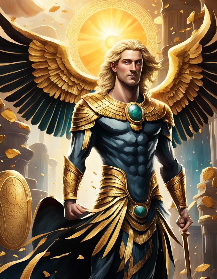 Golden-Winged Cimeries: God of Courage and Dawn