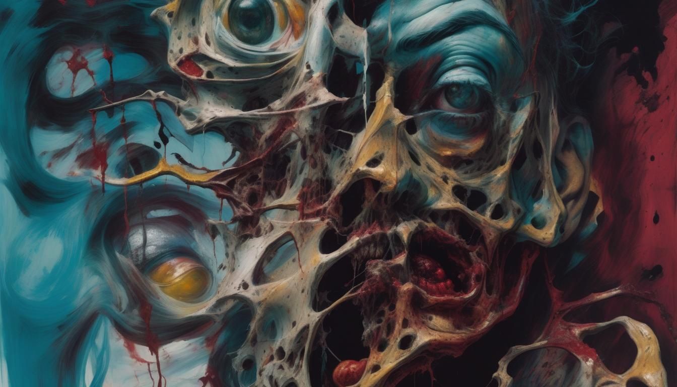 Horror Masterpiece in Style of Otto Rapp