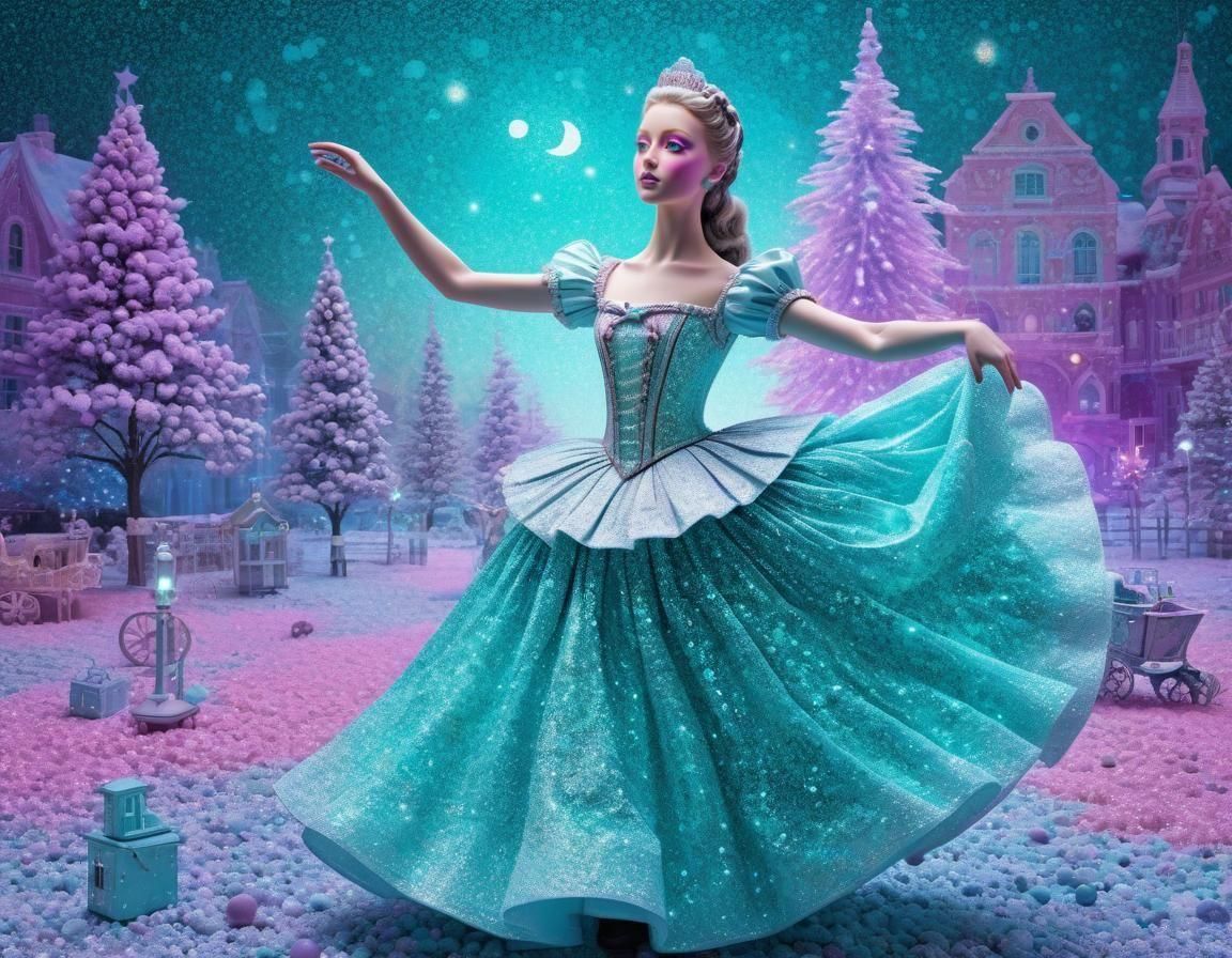 Barbie in the Nutcracker: Ethereal Steampunk Art