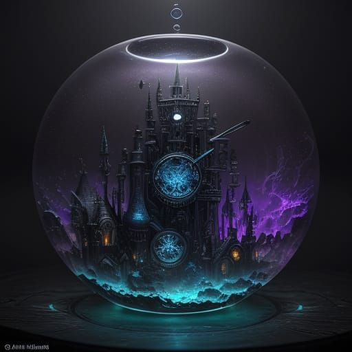 Mystical Laboratory Scene in Hyper-Realistic Style