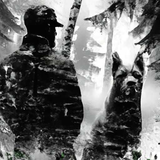 Man and Dog Double Exposure Matte Painting