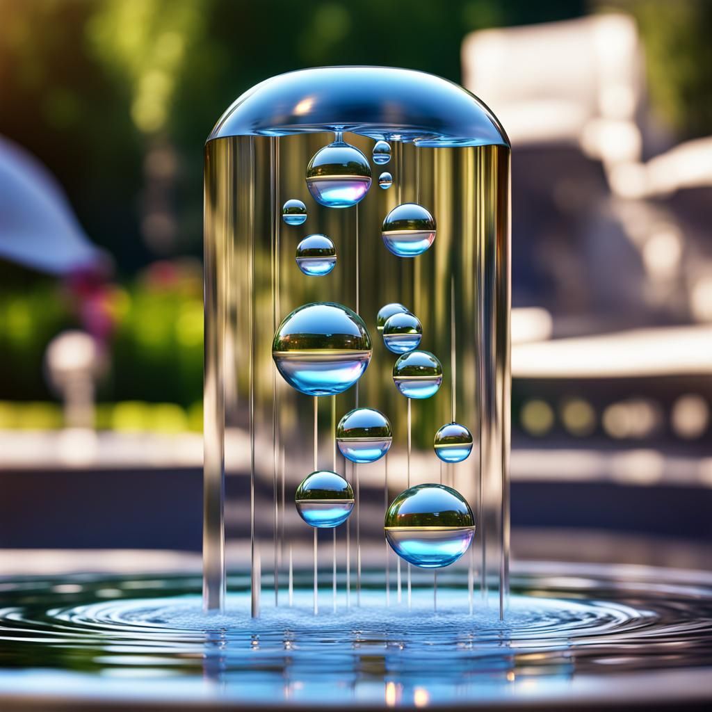 Modern Water Fountain