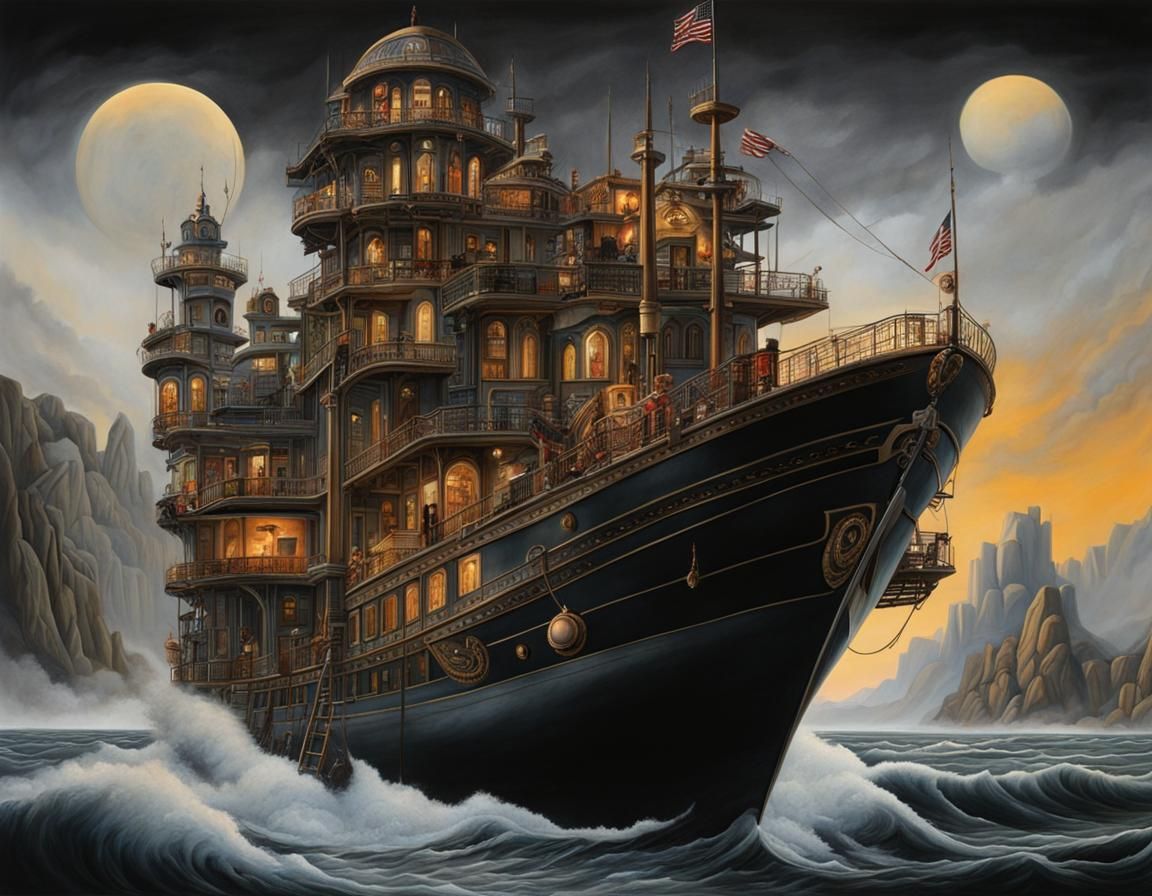 Surprise, what a houseboat!