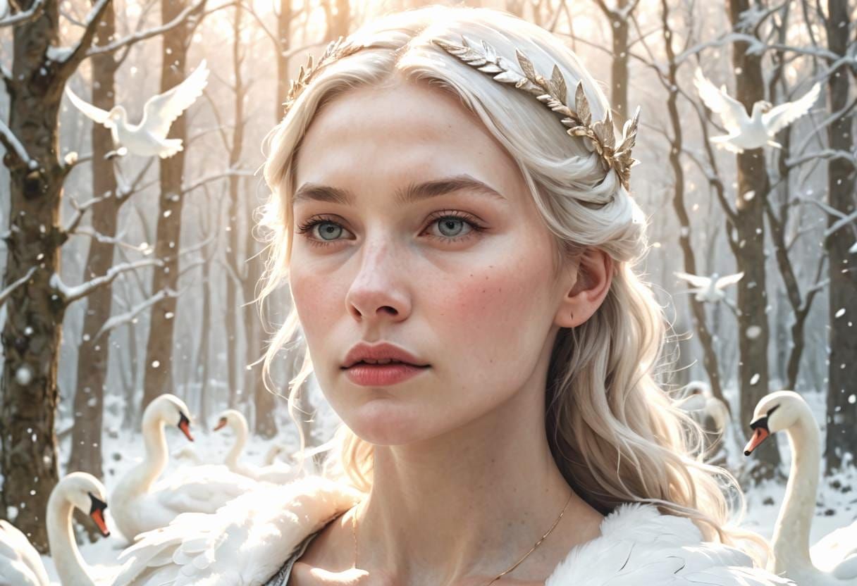 Valkyrie with Swans: A Viking Woman's Journey